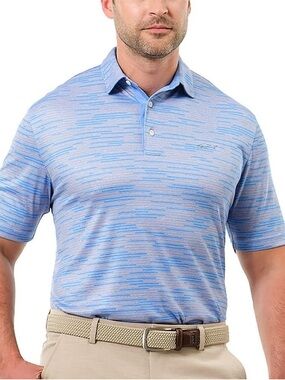 Greg Norman Collection men's performance golf polo